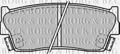 BORG & BECK bbp1228 -  Комплект тормозных колодок, дисковый тормоз